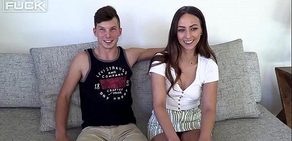  Thick COCK teen Fucks hard Dominate bad naughty teen girl! CHEMISTRY crazy!